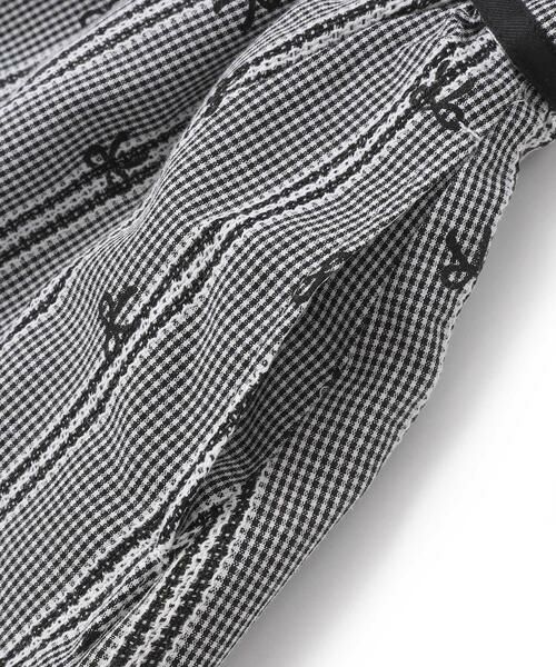 BeBe Petits Pois Vert / ベベ プチ ポワ ヴェール ミニ丈・ひざ丈ワンピース | 【店舗限定】リボン刺しゅう＆無地 襟付きワンピース(95〜150cm) | 詳細17