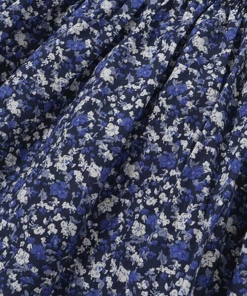 BeBe Petits Pois Vert / ベベ プチ ポワ ヴェール ミニ丈・ひざ丈ワンピース | 天竺+小花シャーリング長袖ワンピース(95~150cm) | 詳細18