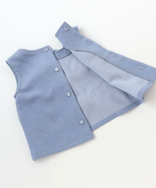 BeBe Petits Pois Vert / ベベ プチ ポワ ヴェール その他トップス | ストライプリボンセットアップ(95~150cm) | 詳細8