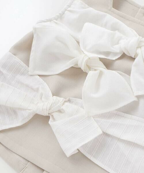 BeBe Petits Pois Vert / ベベ プチ ポワ ヴェール その他トップス | ストライプリボンセットアップ(95~150cm) | 詳細21