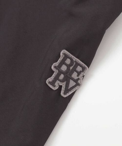 BeBe Petits Pois Vert / ベベ プチ ポワ ヴェール ブルゾン | 【お揃い】タフタ+チェック切り替えジップアップブルゾン(95~150cm) | 詳細8