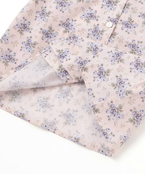 BeBe Petits Pois Vert / ベベ プチ ポワ ヴェール シャツ・ブラウス | バラ柄スカラップ襟半袖ブラウス(95~150cm) | 詳細11