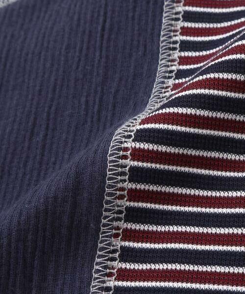 BeBe Petits Pois Vert / ベベ プチ ポワ ヴェール Tシャツ | 異素材切り替え半袖Tシャツ(95~160cm) | 詳細13