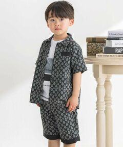BeBe Petits Pois Vert / ベベ プチ ポワ ヴェール その他トップス | ボタニカルシャツ＆パンツセット(95~150cm)