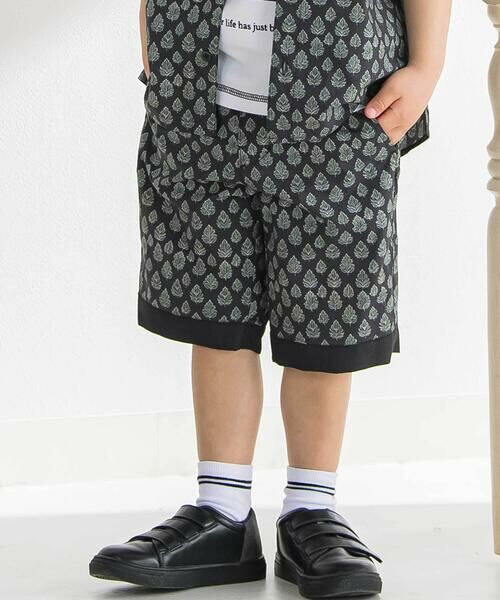 BeBe Petits Pois Vert / ベベ プチ ポワ ヴェール その他トップス | ボタニカルシャツ＆パンツセット(95~150cm) | 詳細1