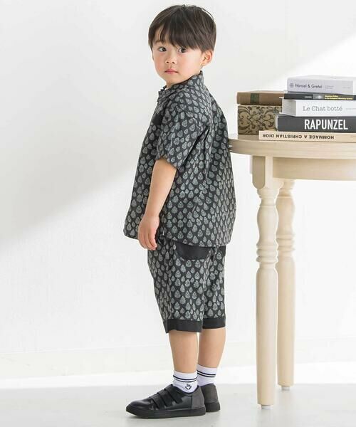 BeBe Petits Pois Vert / ベベ プチ ポワ ヴェール その他トップス | ボタニカルシャツ＆パンツセット(95~150cm) | 詳細2