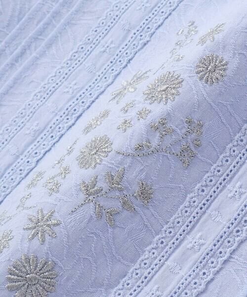 BeBe Petits Pois Vert / ベベ プチ ポワ ヴェール その他トップス | 刺しゅう入り花柄ブラウス＋キュロットセット(95~150cm) | 詳細19