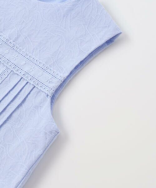 BeBe Petits Pois Vert / ベベ プチ ポワ ヴェール その他トップス | 刺しゅう入り花柄ブラウス＋キュロットセット(95~150cm) | 詳細20