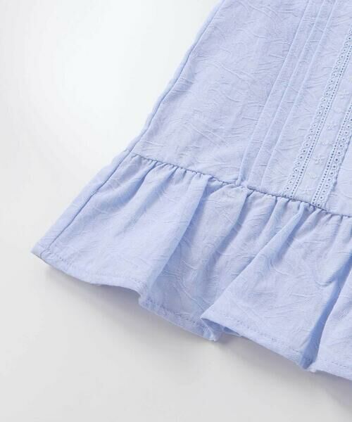 BeBe Petits Pois Vert / ベベ プチ ポワ ヴェール その他トップス | 刺しゅう入り花柄ブラウス＋キュロットセット(95~150cm) | 詳細23