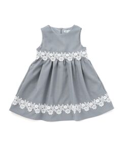 BeBe Petits Pois Vert / ベベ プチ ポワ ヴェール ミニ丈・ひざ丈ワンピース | レースポイント・キラキラジャンスカ(95~150cm)