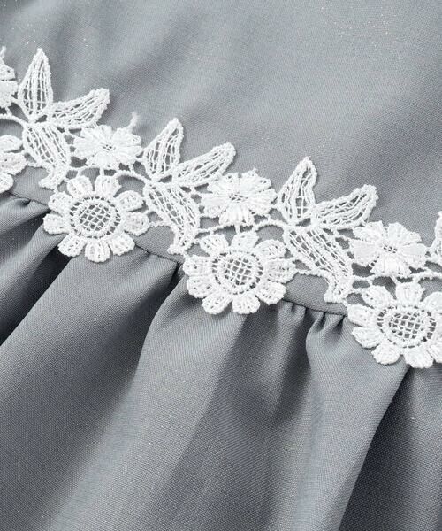 BeBe Petits Pois Vert / ベベ プチ ポワ ヴェール ミニ丈・ひざ丈ワンピース | レースポイント・キラキラジャンスカ(95~150cm) | 詳細4