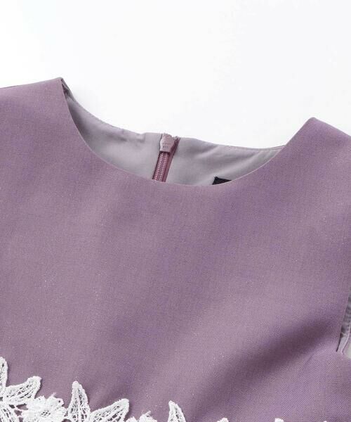 BeBe Petits Pois Vert / ベベ プチ ポワ ヴェール ミニ丈・ひざ丈ワンピース | レースポイント・キラキラジャンスカ(95~150cm) | 詳細11