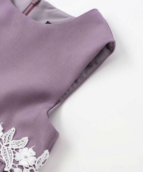 BeBe Petits Pois Vert / ベベ プチ ポワ ヴェール ミニ丈・ひざ丈ワンピース | レースポイント・キラキラジャンスカ(95~150cm) | 詳細12