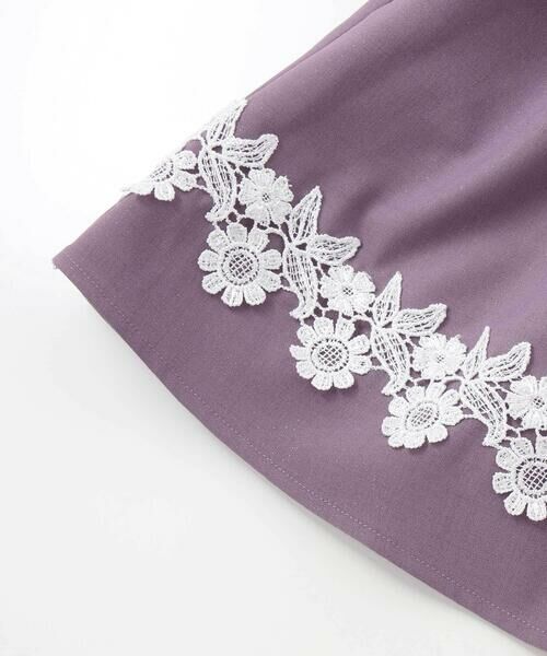 BeBe Petits Pois Vert / ベベ プチ ポワ ヴェール ミニ丈・ひざ丈ワンピース | レースポイント・キラキラジャンスカ(95~150cm) | 詳細15