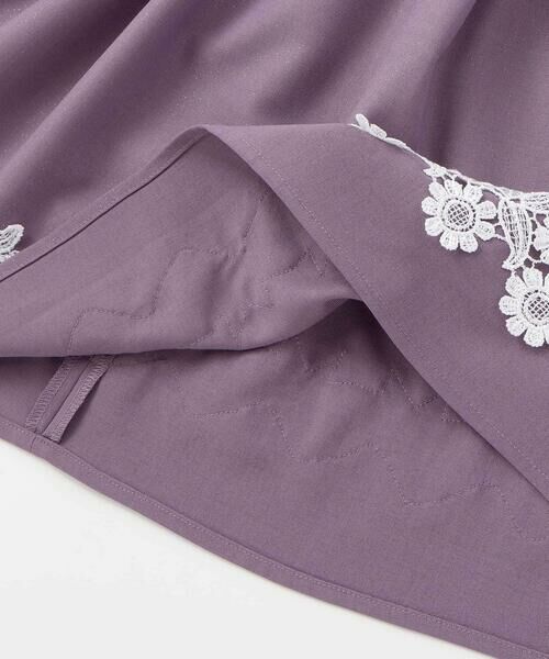 BeBe Petits Pois Vert / ベベ プチ ポワ ヴェール ミニ丈・ひざ丈ワンピース | レースポイント・キラキラジャンスカ(95~150cm) | 詳細16