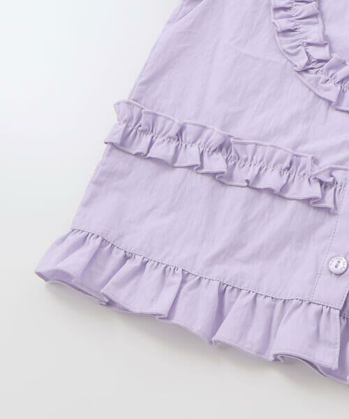 BeBe Petits Pois Vert / ベベ プチ ポワ ヴェール シャツ・ブラウス | ダブルリボンメロウブラウス(95~150cm) | 詳細11