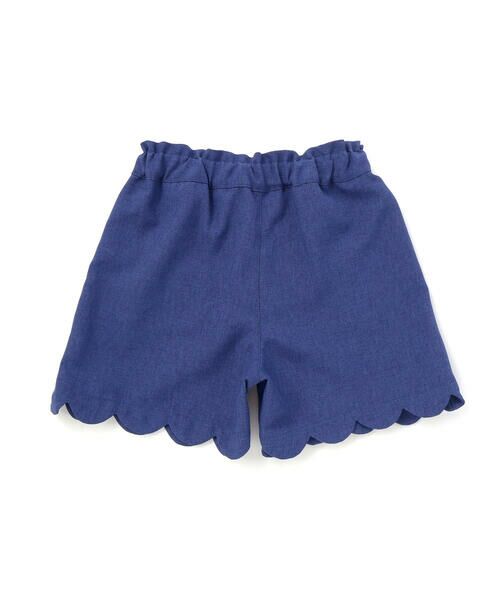 BeBe Petits Pois Vert / ベベ プチ ポワ ヴェール ショート・ハーフ・半端丈パンツ | ツイード・スカラップショートパンツ(95~160cm) | 詳細4