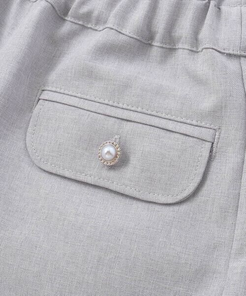 BeBe Petits Pois Vert / ベベ プチ ポワ ヴェール ショート・ハーフ・半端丈パンツ | ツイード・スカラップショートパンツ(95~160cm) | 詳細10