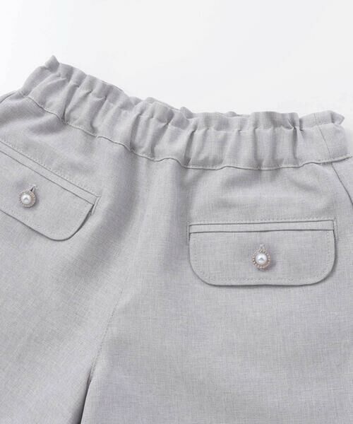 BeBe Petits Pois Vert / ベベ プチ ポワ ヴェール ショート・ハーフ・半端丈パンツ | ツイード・スカラップショートパンツ(95~160cm) | 詳細9