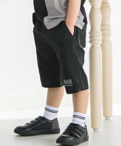 BeBe Petits Pois Vert / ベベ プチ ポワ ヴェール ショート・ハーフ・半端丈パンツ | マチ配色ショートパンツ(95~160cm)