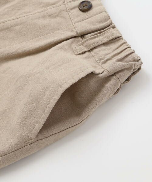 BeBe Petits Pois Vert / ベベ プチ ポワ ヴェール ショート・ハーフ・半端丈パンツ | マチ配色ショートパンツ(95~160cm) | 詳細14