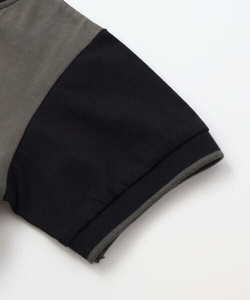 BeBe Petits Pois Vert / ベベ プチ ポワ ヴェール Tシャツ | キレイ天竺切り替え配色ハイショクTシャツ(95~160cm) | 詳細10