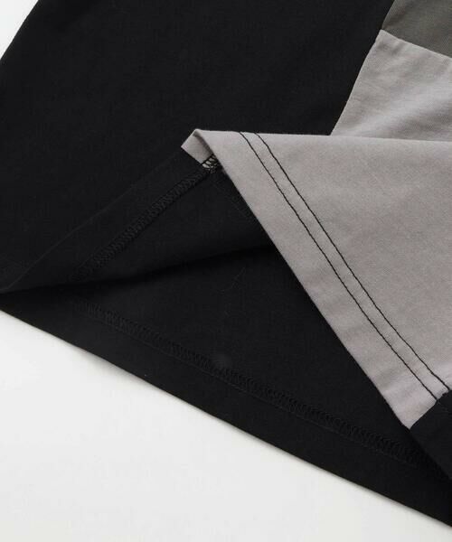 BeBe Petits Pois Vert / ベベ プチ ポワ ヴェール Tシャツ | キレイ天竺切り替え配色ハイショクTシャツ(95~160cm) | 詳細11