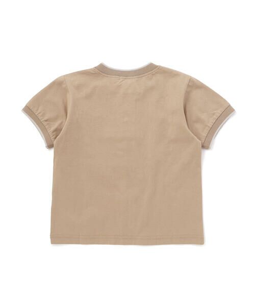 BeBe Petits Pois Vert / ベベ プチ ポワ ヴェール Tシャツ | キレイ天竺切り替え配色ハイショクTシャツ(95~160cm) | 詳細15