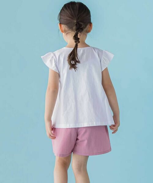 BeBe Petits Pois Vert / ベベ プチ ポワ ヴェール その他トップス | 【店舗限定】リボントップス＋キュロットパンツセットアップ(95〜150cm) | 詳細2