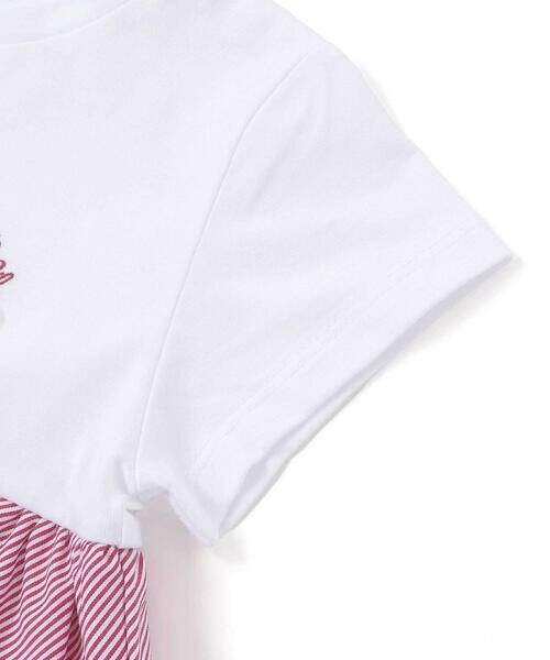 BeBe Petits Pois Vert / ベベ プチ ポワ ヴェール その他トップス | 【店舗限定】ストライプ切り替えトップス＋ショートパンツセットアップ(95〜150cm) | 詳細8