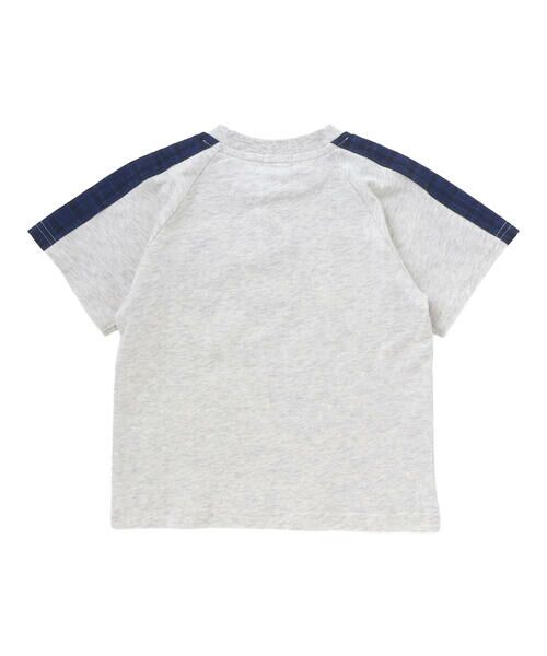 BeBe Petits Pois Vert / ベベ プチ ポワ ヴェール その他トップス | 【店舗限定】チェック切り替えトップス＋ショートパンツセットアップ(95〜150cm) | 詳細4