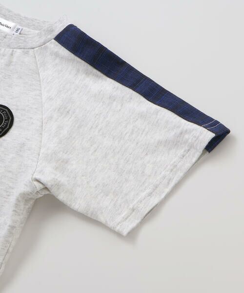 BeBe Petits Pois Vert / ベベ プチ ポワ ヴェール その他トップス | 【店舗限定】チェック切り替えトップス＋ショートパンツセットアップ(95〜150cm) | 詳細8