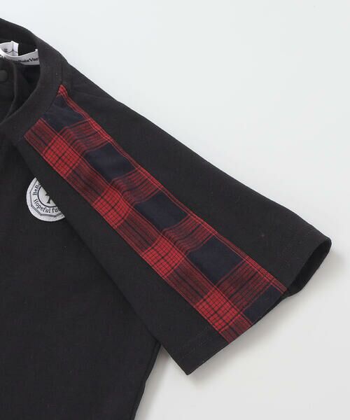 BeBe Petits Pois Vert / ベベ プチ ポワ ヴェール その他トップス | 【店舗限定】チェック切り替えトップス＋ショートパンツセットアップ(95〜150cm) | 詳細20