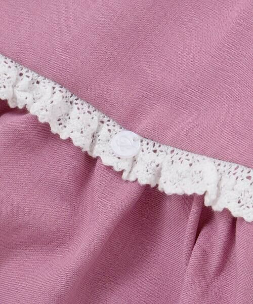 BeBe Petits Pois Vert / ベベ プチ ポワ ヴェール ミニ丈・ひざ丈ワンピース | 【店舗限定】レースフレアジャンパースカート(95〜150cm) | 詳細7