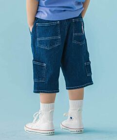 【店舗限定】ストレッチデニムショートパンツ(95〜160cm)