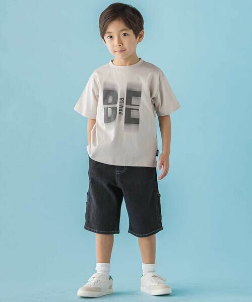 BeBe Petits Pois Vert / ベベ プチ ポワ ヴェール ショート・ハーフ・半端丈パンツ | 【店舗限定】ストレッチデニムショートパンツ(95〜160cm) | 詳細2