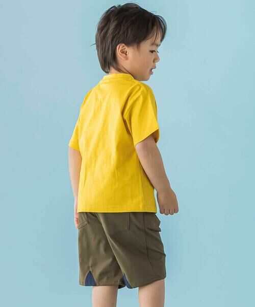BeBe Petits Pois Vert / ベベ プチ ポワ ヴェール ショート・ハーフ・半端丈パンツ | 【店舗限定】バック三角ポイント切替ショートパンツ(95〜150cm) | 詳細7