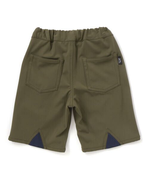 BeBe Petits Pois Vert / ベベ プチ ポワ ヴェール ショート・ハーフ・半端丈パンツ | 【店舗限定】バック三角ポイント切替ショートパンツ(95〜150cm) | 詳細9