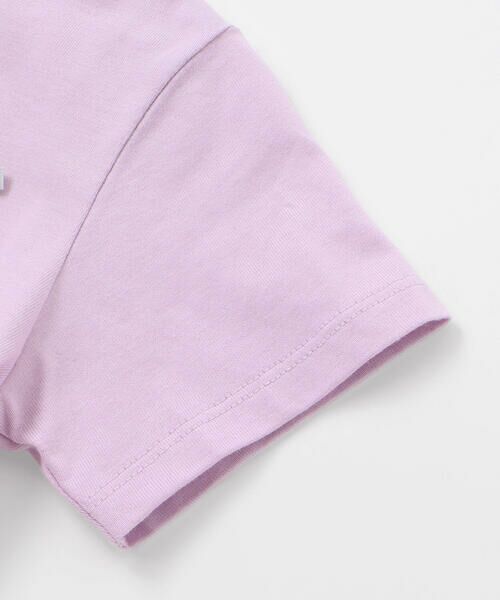 BeBe Petits Pois Vert / ベベ プチ ポワ ヴェール Tシャツ | 【店舗限定】切り替え天竺フリル半袖Tシャツ(95〜160cm) | 詳細11