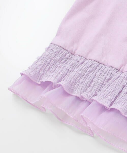 BeBe Petits Pois Vert / ベベ プチ ポワ ヴェール Tシャツ | 【店舗限定】切り替え天竺フリル半袖Tシャツ(95〜160cm) | 詳細12