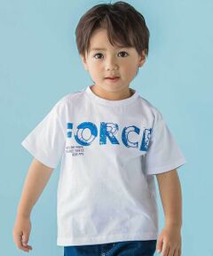 BeBe Petits Pois Vert / ベベ プチ ポワ ヴェール Tシャツ | 【店舗限定】FORCEグラフィック天竺半袖Tシャツ(95〜150cm)