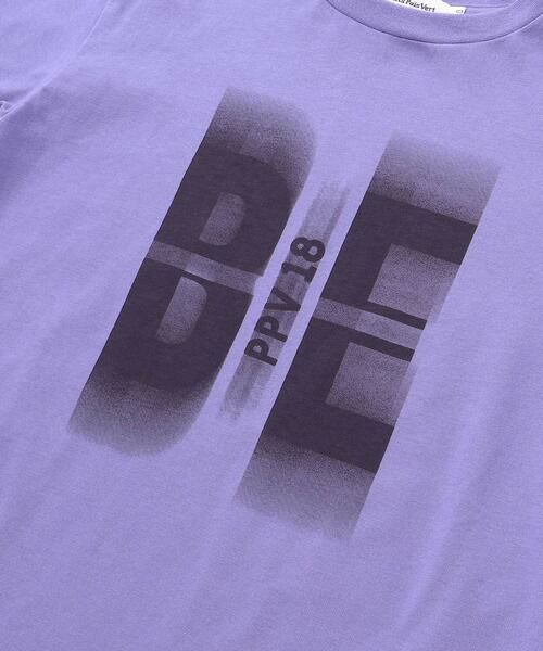 BeBe Petits Pois Vert / ベベ プチ ポワ ヴェール Tシャツ | 【店舗限定】グラデーションロゴ天竺半袖Tシャツ(95〜160cm) | 詳細6