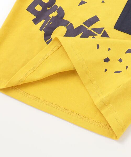 BeBe Petits Pois Vert / ベベ プチ ポワ ヴェール Tシャツ | 【店舗限定】ブロークンプリントポケット天竺半袖Tシャツ(95〜150cm) | 詳細11