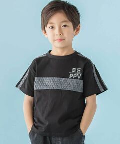 BeBe Petits Pois Vert / ベベ プチ ポワ ヴェール Tシャツ | 【店舗限定】立体ライン天竺半袖Tシャツ(95〜150cm)