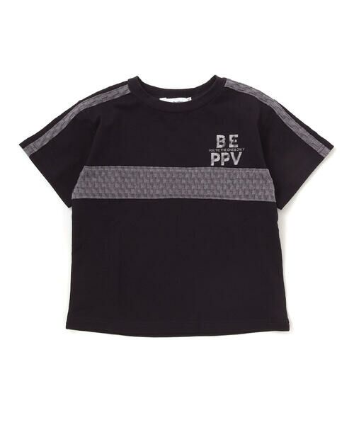BeBe Petits Pois Vert / ベベ プチ ポワ ヴェール Tシャツ | 【店舗限定】立体ライン天竺半袖Tシャツ(95〜150cm) | 詳細8