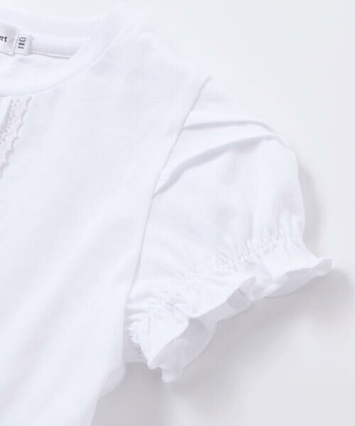 BeBe Petits Pois Vert / ベベ プチ ポワ ヴェール Tシャツ | 【店舗限定】レースタックフレア天竺半袖Tシャツ(95〜150cm) | 詳細10