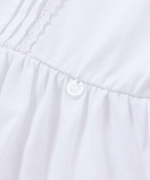 BeBe Petits Pois Vert / ベベ プチ ポワ ヴェール Tシャツ | 【店舗限定】レースタックフレア天竺半袖Tシャツ(95〜150cm) | 詳細11