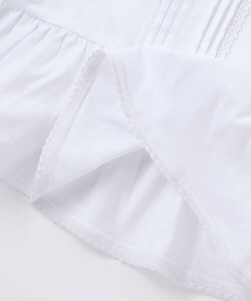 BeBe Petits Pois Vert / ベベ プチ ポワ ヴェール Tシャツ | 【店舗限定】レースタックフレア天竺半袖Tシャツ(95〜150cm) | 詳細12