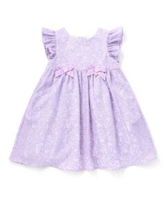 BeBe Petits Pois Vert / ベベ プチ ポワ ヴェール ミニ丈・ひざ丈ワンピース | 刺しゅうワンピース(95~150cm)