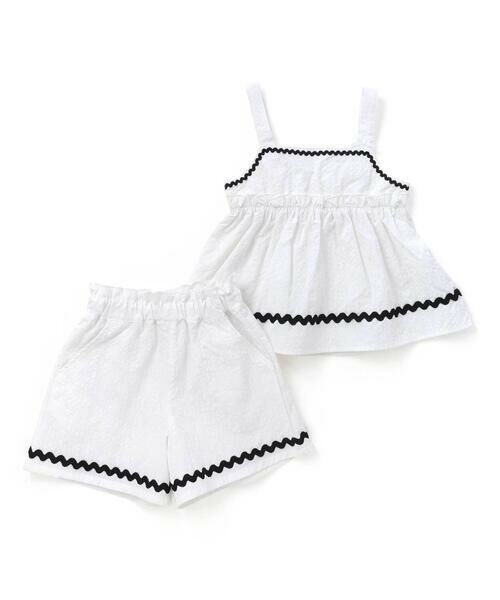 BeBe Petits Pois Vert / ベベ プチ ポワ ヴェール その他トップス | ナミテープ チュニック＆パンツセット(95~150cm) | 詳細4